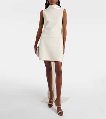 Bridal Mimi wool-blend minidress | Danielle Frankel