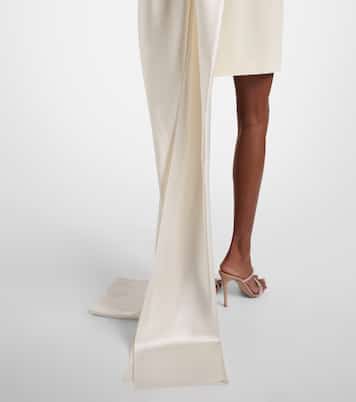 Bridal Mimi wool-blend minidress | Danielle Frankel