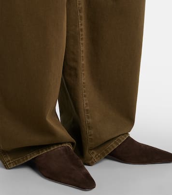 Mules Belle 25 in suede | Paris Texas