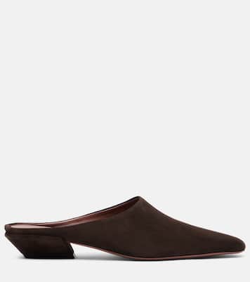 Mules Belle 25 in suede | Paris Texas