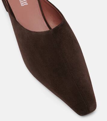 Mules Belle 25 in suede | Paris Texas