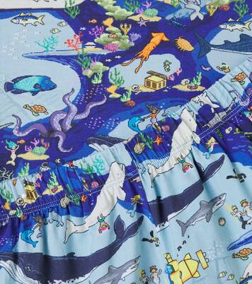 Printed cotton-blend pajamas   | Molo