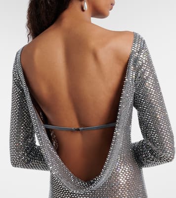 Vestido de fiesta adornado | Self-Portrait