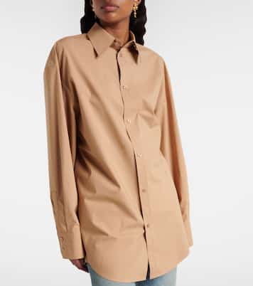 Camisa en popelín de algodón | Saint Laurent