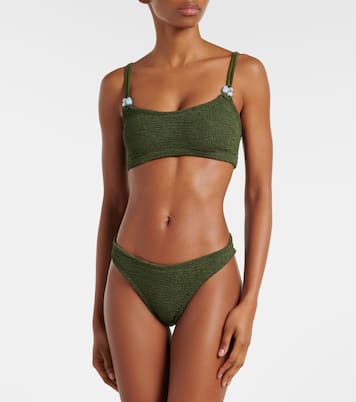 Cassie beaded bikini | Hunza G