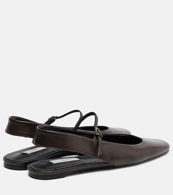Leather Mary Jane flats | Toteme