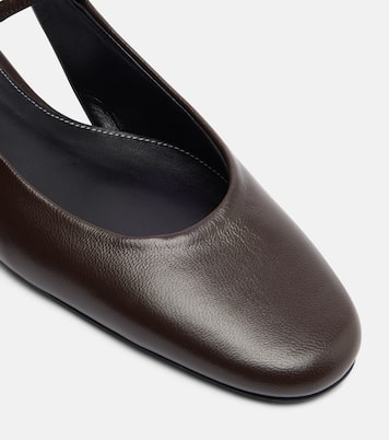 Leather Mary Jane flats | Toteme