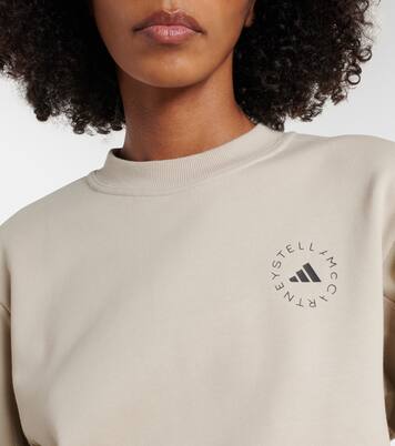 로고 코튼 스웨트셔츠 | Adidas by Stella McCartney