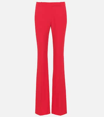 Flared-Hose aus Crêpe | McQueen