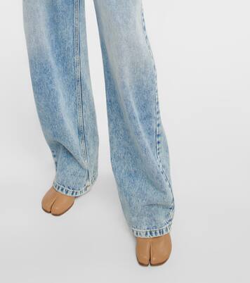 Cutout high-rise wide-leg jeans | Maison Margiela