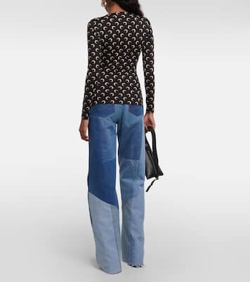 Printed jersey top | Marine Serre