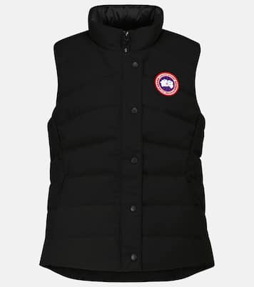 Freestyle down vest in black Canada Goose Mytheresa