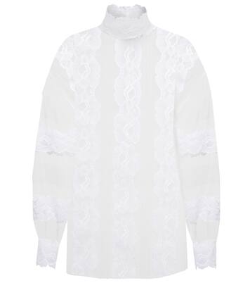 Guipure lace and tulle blouse | Valentino