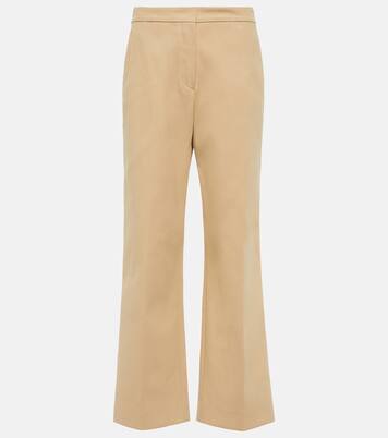 Valth high-rise cotton pants | Loro Piana