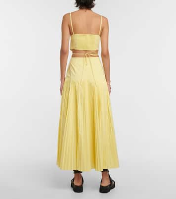 Rem cotton-blend maxi dress | Simkhai