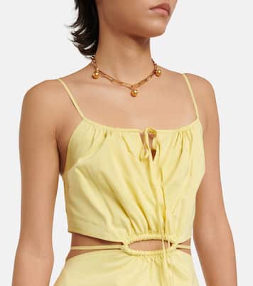 Rem cotton-blend maxi dress | Simkhai
