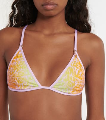 Top bikini a triangolo con stampa | Stella McCartney