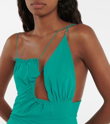 Cutout ruched minidress | Nensi Dojaka