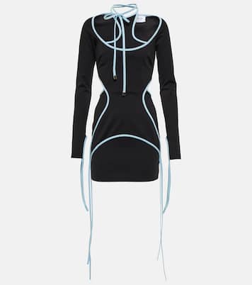 Greta cutout cotton-blend minidress | The Attico