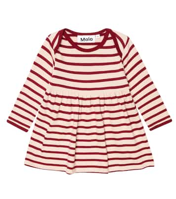 Bebé - vestido Cosima de algodón a rayas | Molo