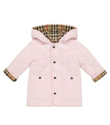Baby quilted jacket in multicoloured Burberry Kids Mytheresa