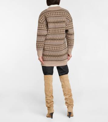 Lerry Fair Isle wool cardigan | Marant Etoile
