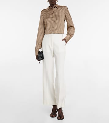 Hemd aus Seide | Victoria Beckham