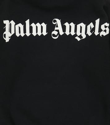 Sudadera con capucha de algodón con logo | Palm Angels Kids