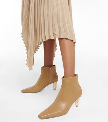 Bodhi Knot Heel leather boots | Simkhai