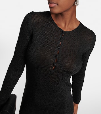 Metallic knitted maxi dress | Tom Ford