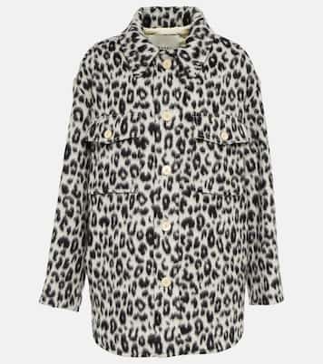 Odelino leopard-print virgin wool jacket | Isabel Marant