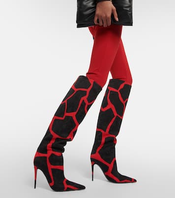 Botas altas en jacquard estampadas | Dolce&Gabbana
