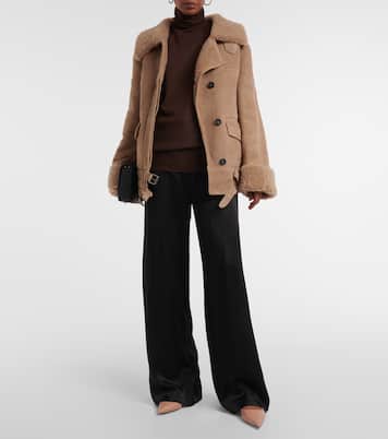 Padlock leather slingback flats | Tom Ford