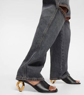 Chain leather mules | JW Anderson