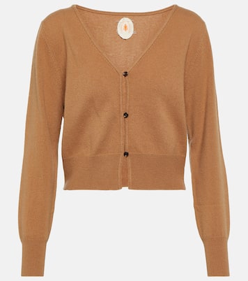 Cropped wool and cashmere cardigan | Jardin des Orangers