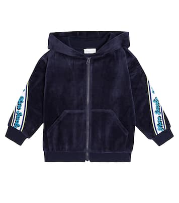 Felpa in velluto con cappuccio | Marc Jacobs Kids