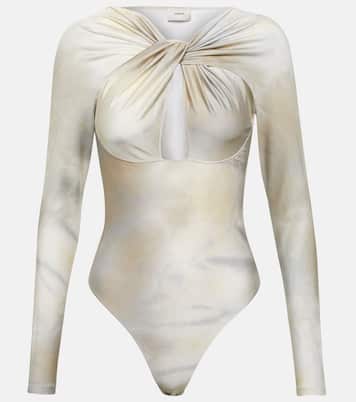 Criss-cross jersey bodysuit | Coperni