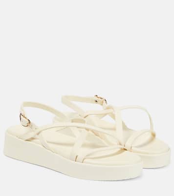 Silia leather platform sandals | Ancient Greek Sandals