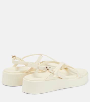 Silia leather platform sandals | Ancient Greek Sandals