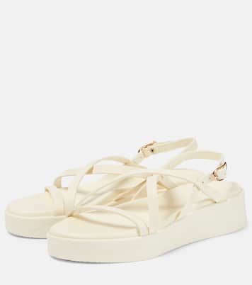 Silia leather platform sandals | Ancient Greek Sandals