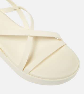 Silia leather platform sandals | Ancient Greek Sandals
