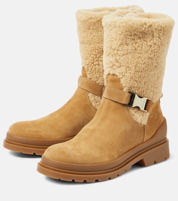 Ankle Boots St. Moritz aus Leder und Shearling | Bogner