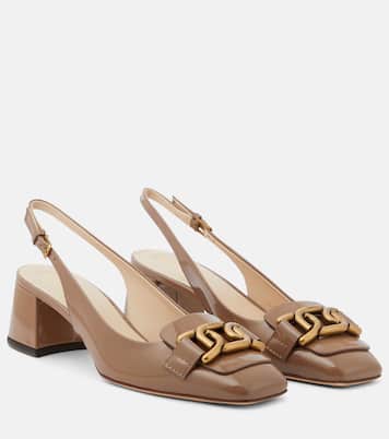 Kate patent leather slingback pumps | Tod's