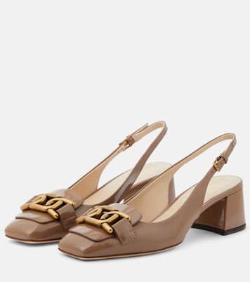 Kate patent leather slingback pumps | Tod's