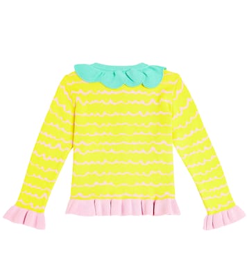 Cárdigan de algodón a rayas | Stella McCartney Kids
