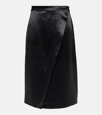 Satin wrap skirt | CO
