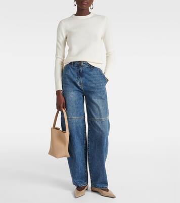 High-Rise Barrel Jeans | CO