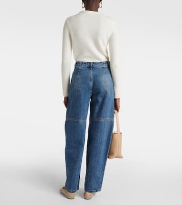 High-Rise Barrel Jeans | CO