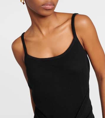 Vestido largo de cachemir con bufanda | Toteme