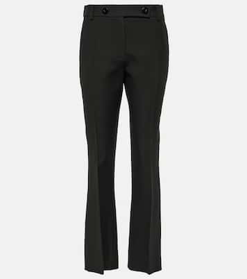 Pantaloni regular in Crêpe Couture | Valentino